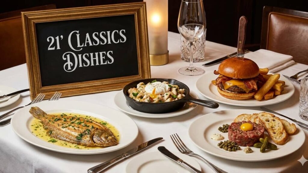 21 Club Restaurant NYC Classics Dishes