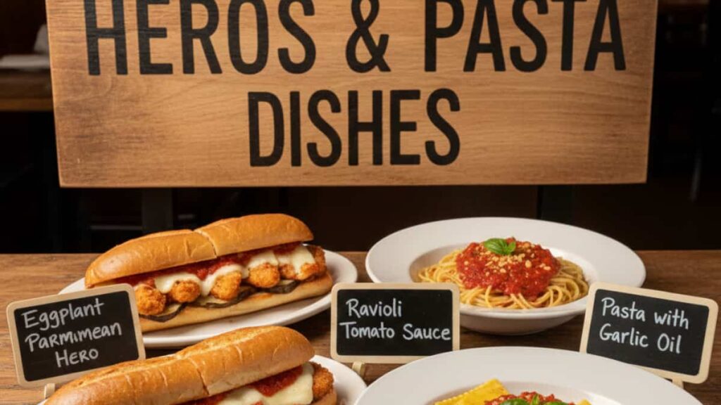 Joeys New York Pizza & Italian Restaurant Heros & Pasta Dishes