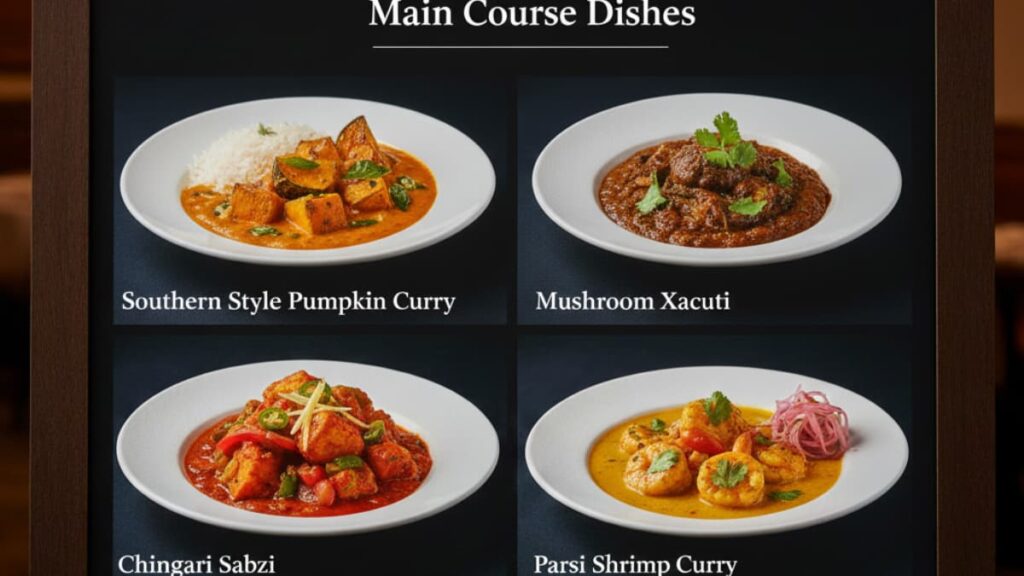 Junoon Restaurant New York USA -  Main Course Dishes