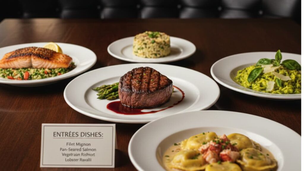 The View Restaurant NYC Entrees Dishes