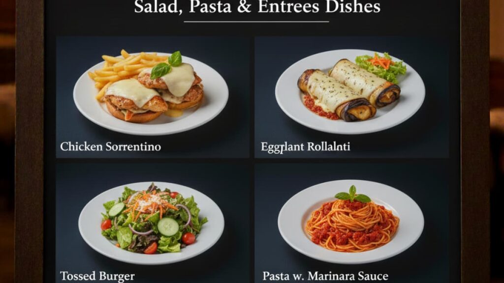 My Pizza and Restaurant Staten Island NY - Salad, Pasta & Entrees Dishes