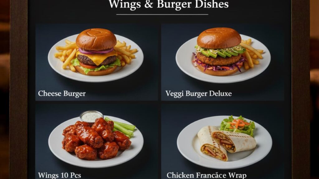 My Pizza and Restaurant Staten Island NY - Wings & Burger Dishes