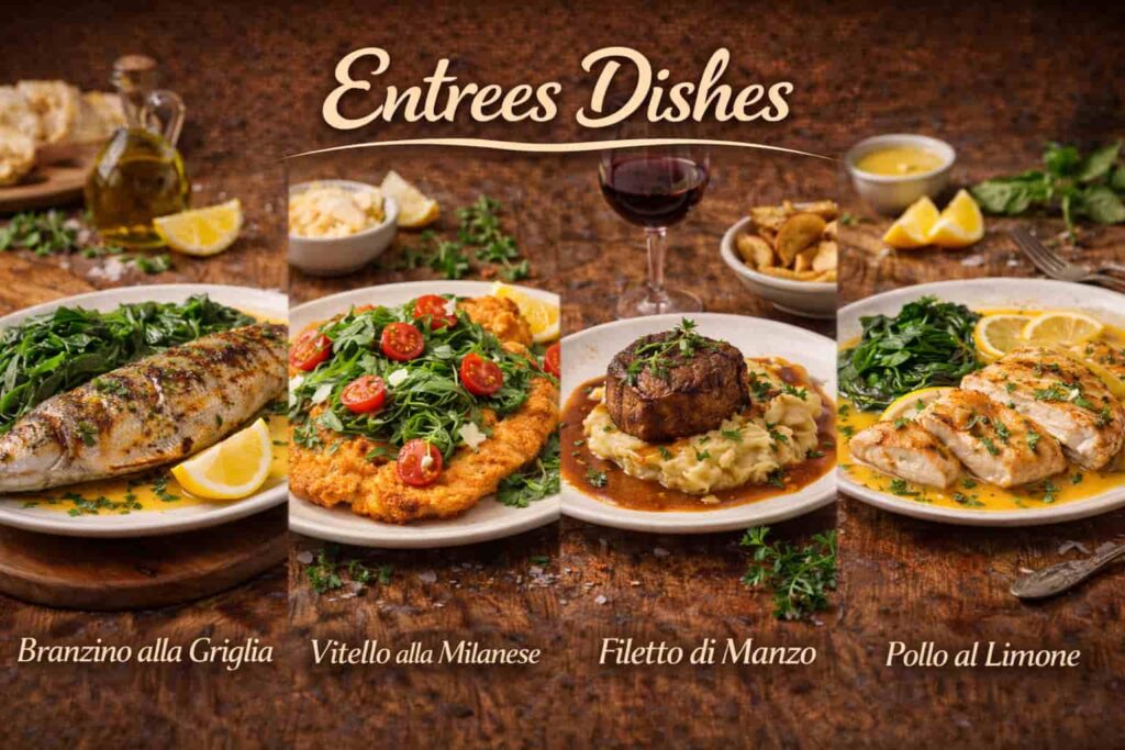 Scalinatella Restaurant New York USA - Entrees Dishes