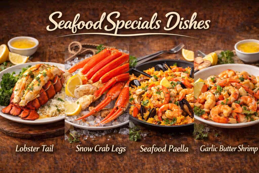 New York Seafood Restaurant St. Petersburg NY -Seafood Specials Dishes