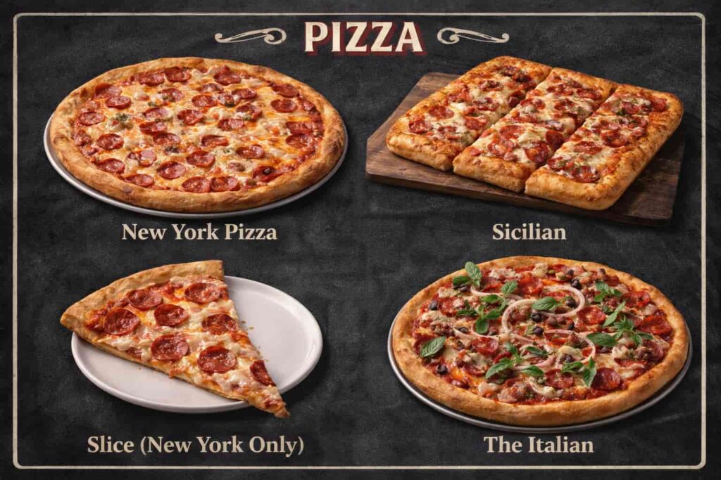 New Yorker Pizza Restaurant New York -Pizza