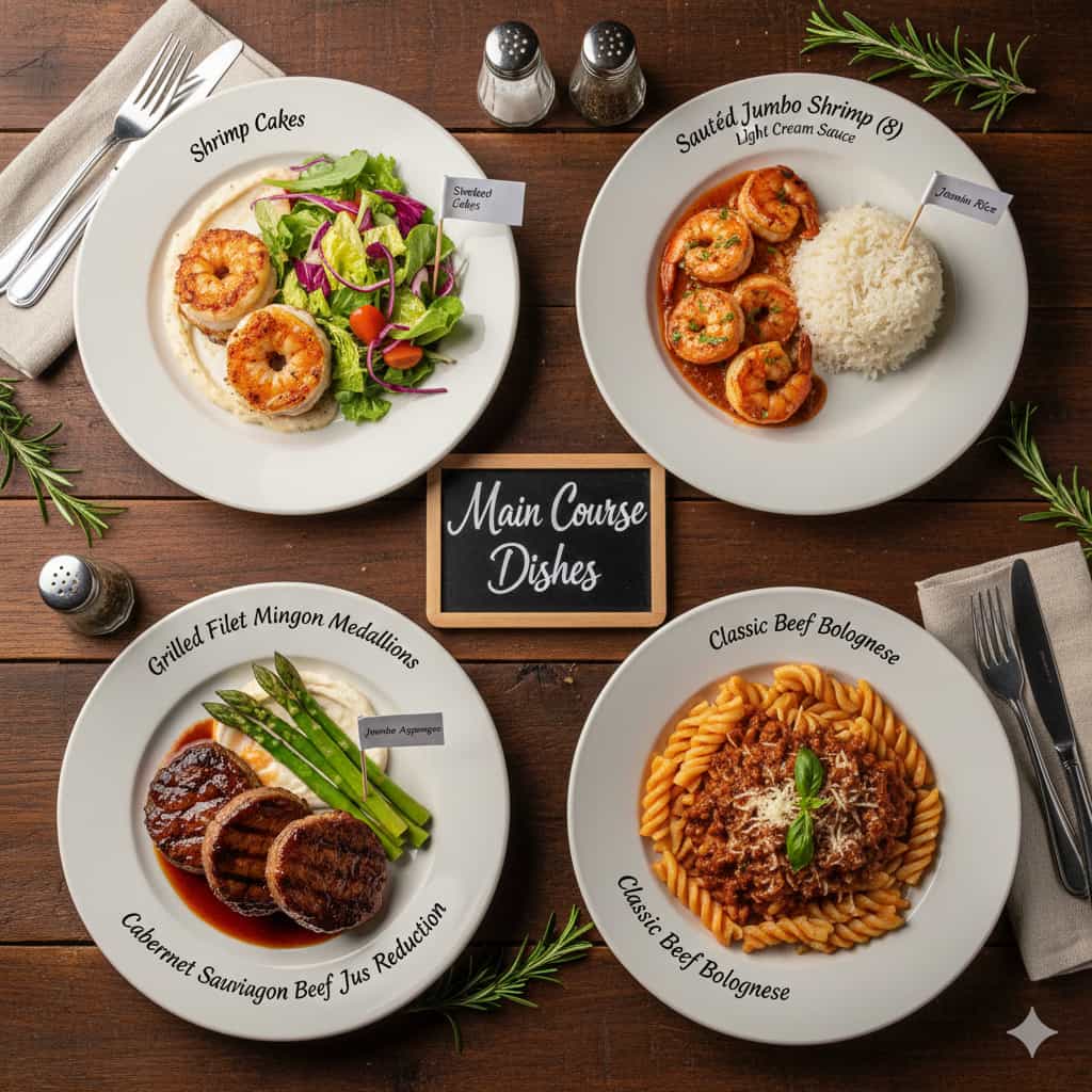 Sardis Restaurant New York USA Main Course Dishes