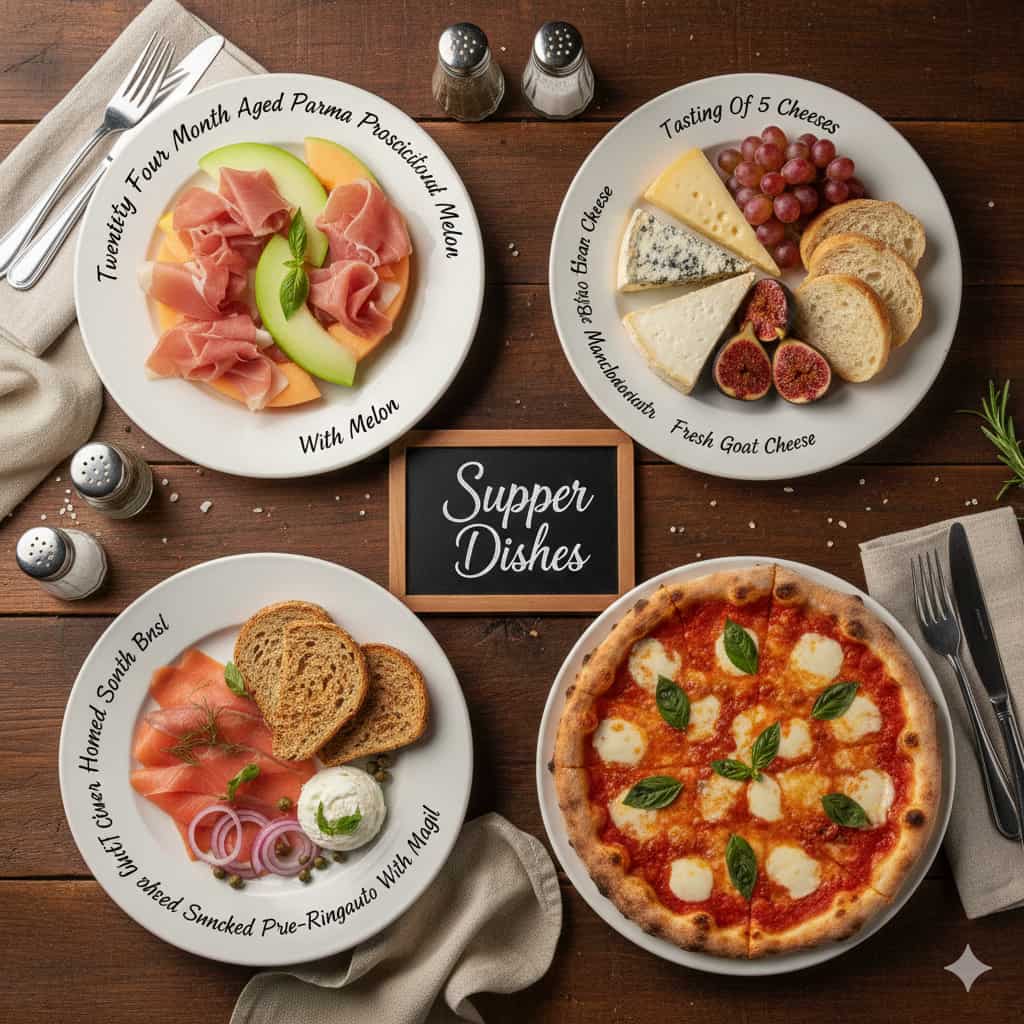 Sardi’s Restaurant New York USA - Supper Dishes