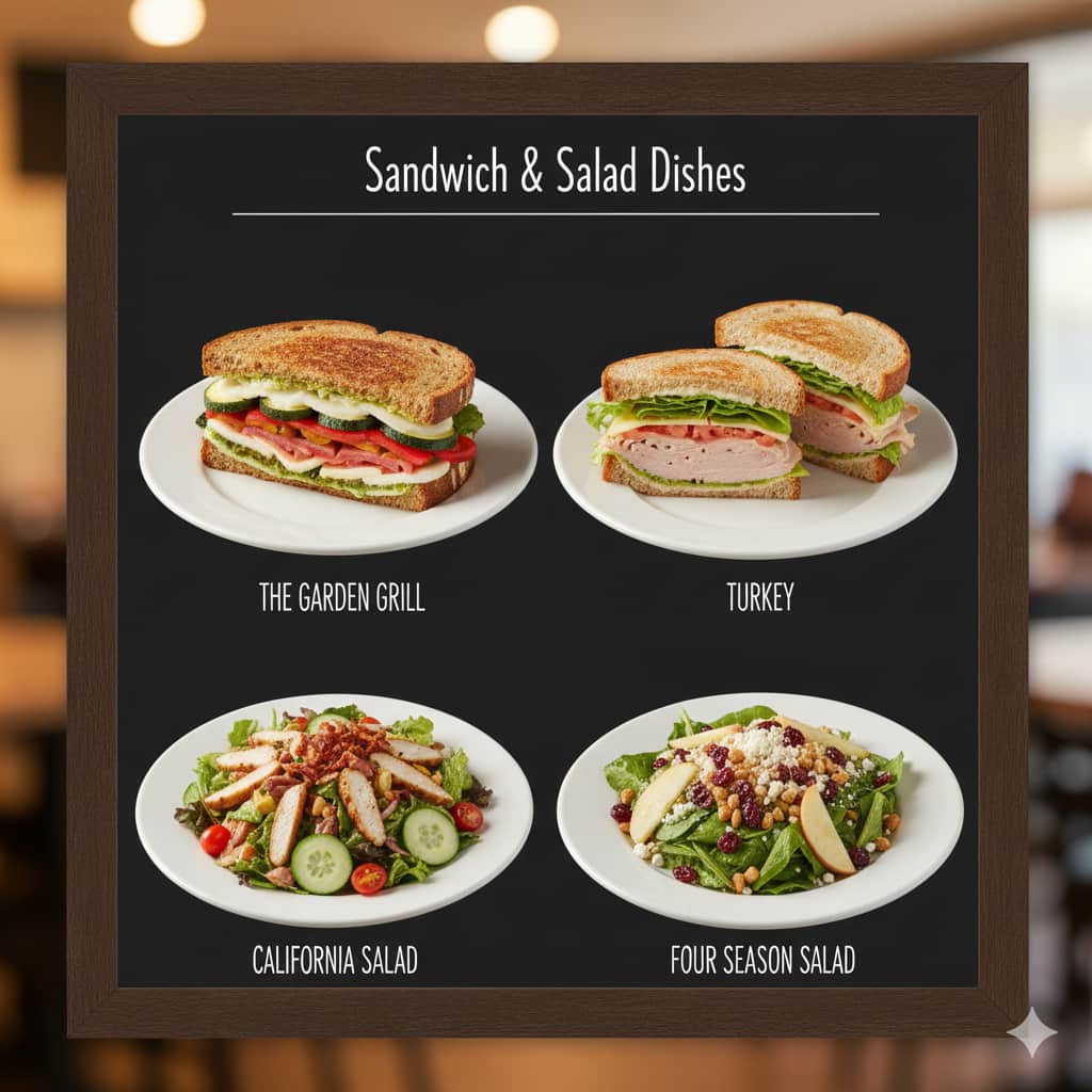 The Mansion Restaurant New York-Sandwich Salad Dishes