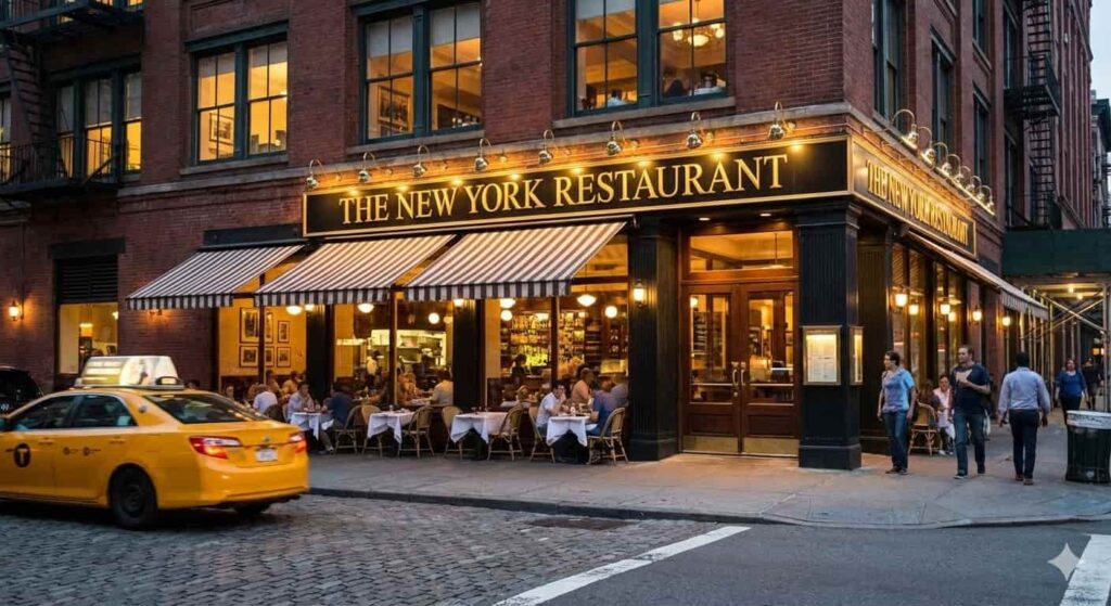 The New York Restaurant NY USA Menu