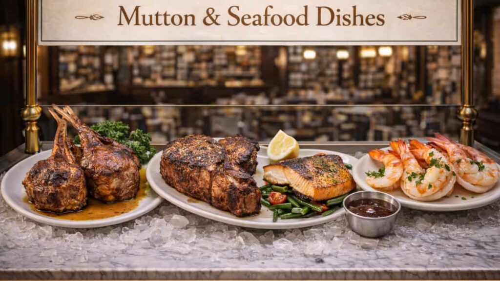keens steakhouse new york city Mutton & Seafood Dishes